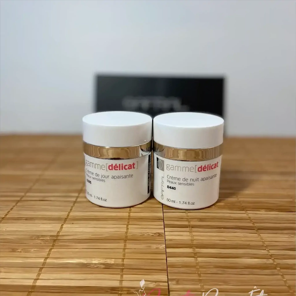 Safral - Duo Crème de Jour + Nuit Apaisante D395 - Gamme Délicat