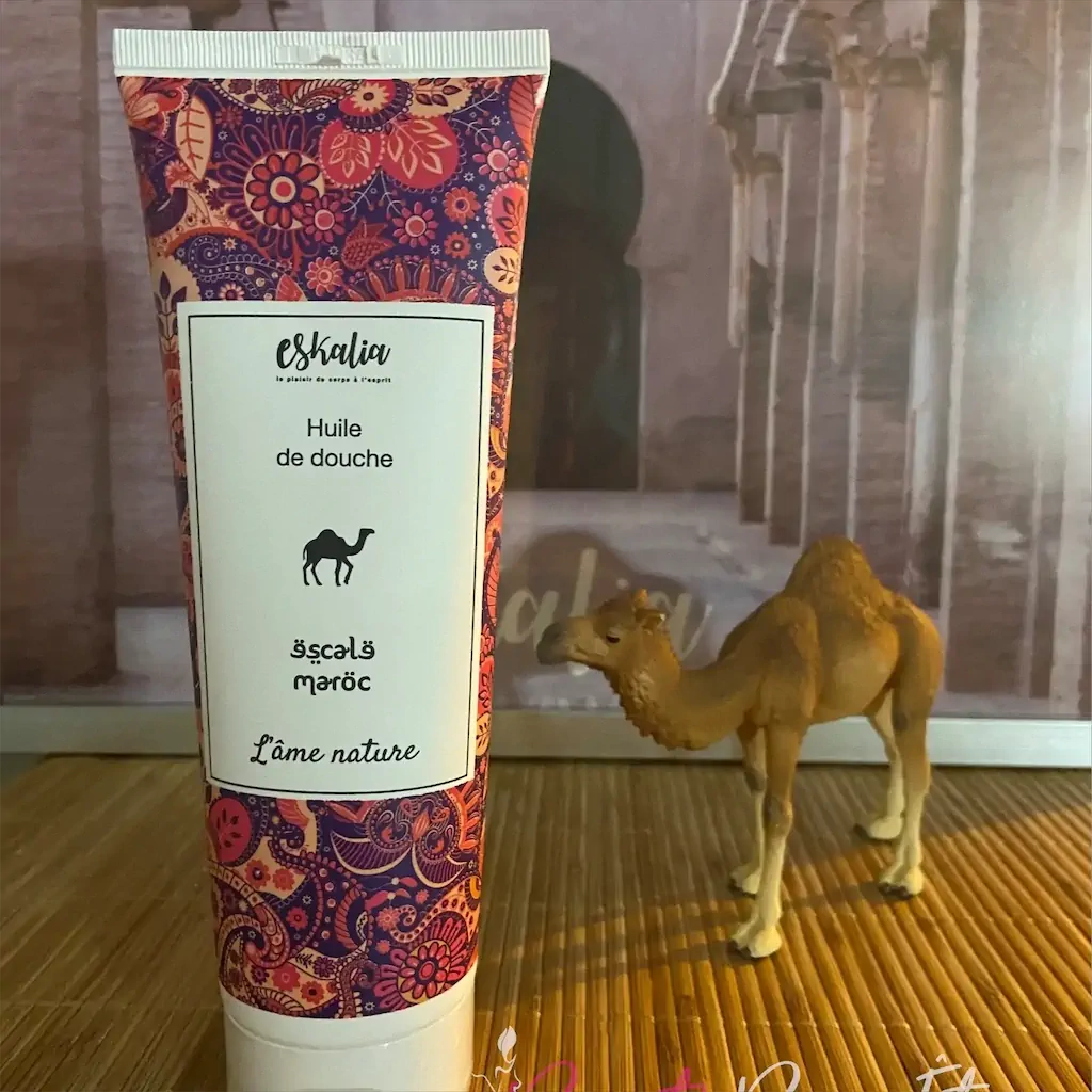 Huile de douche Eskalia Escale Maroc 250ml sans sulfate à l'huile d'argan et figue de barbarie