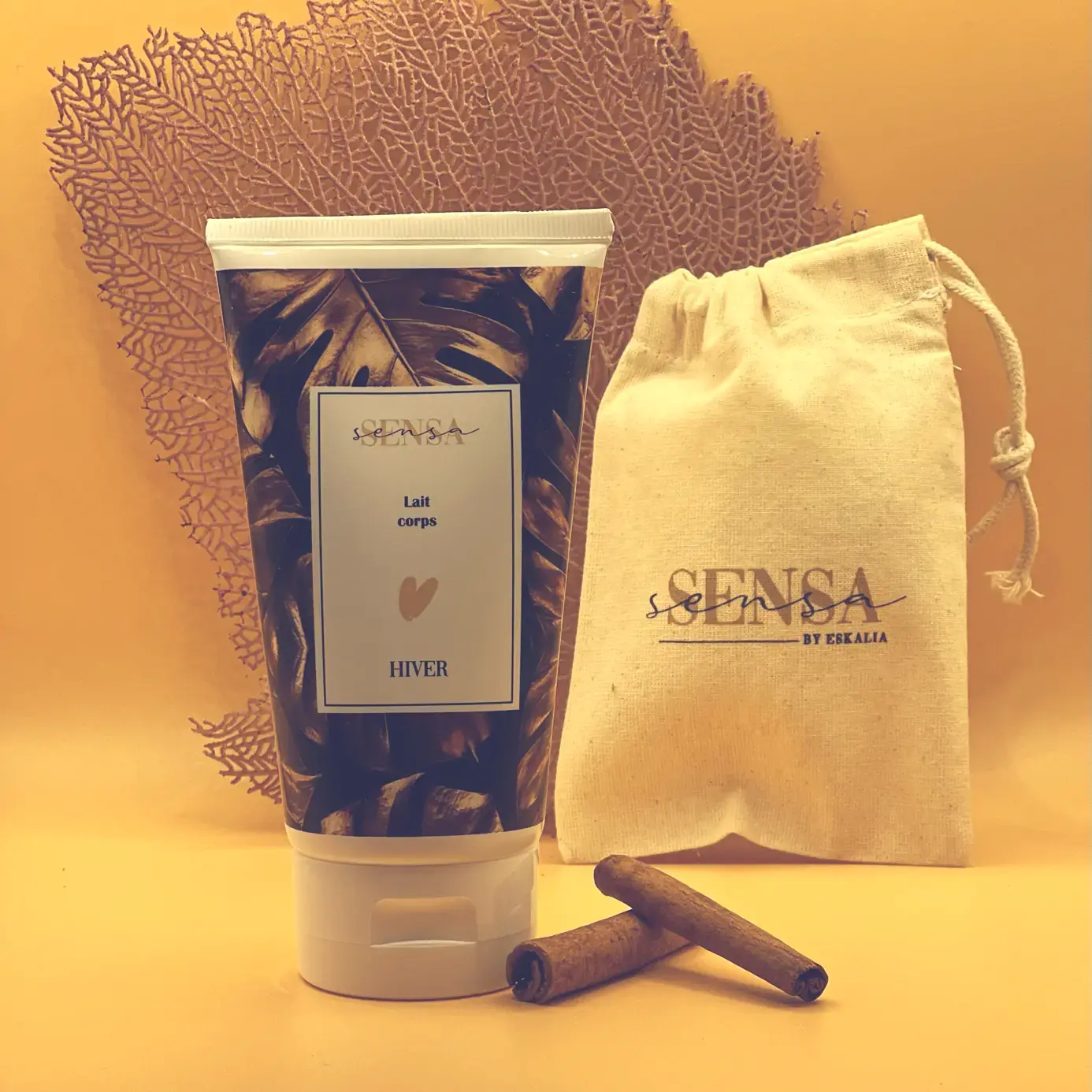 Eskalia Sensa Lait Corps Hydratant Hiver noisette vanille cannelle 150ml