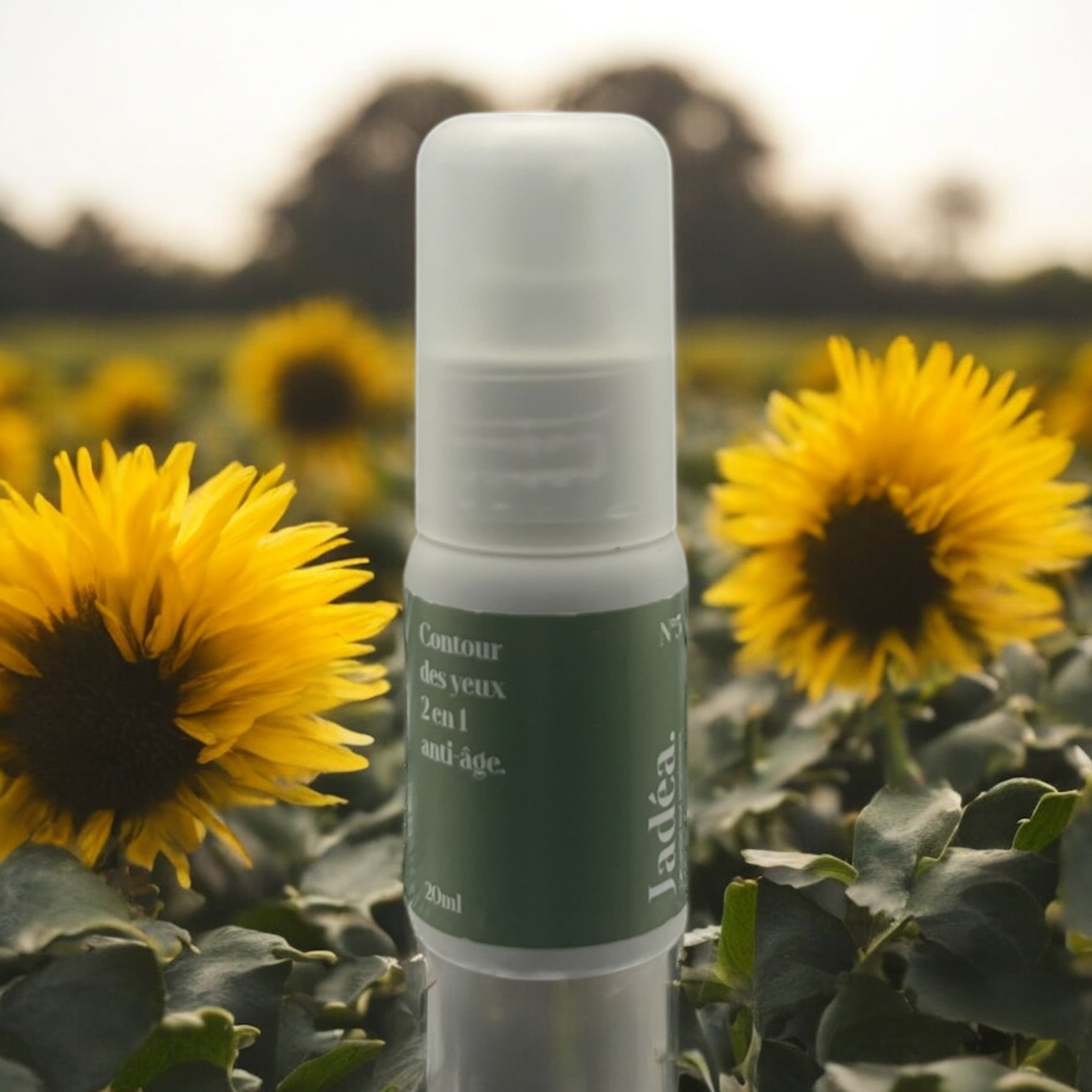 Jadéa Nourrir Contour des Yeux 2 en 1 anti-âge flacon pompe 20ml soin et masque